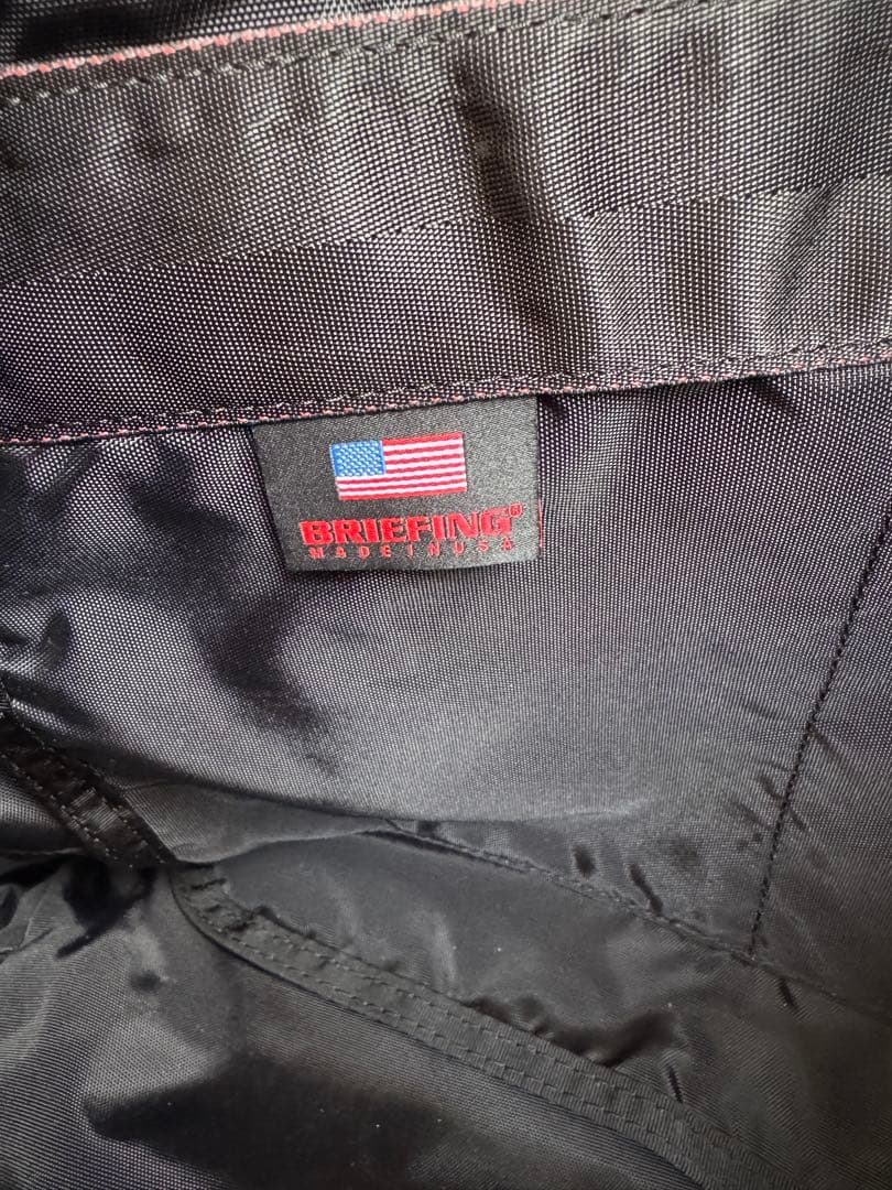 美品ブリーフィング　DELTA MASTER TOTE M SQD ブラック
