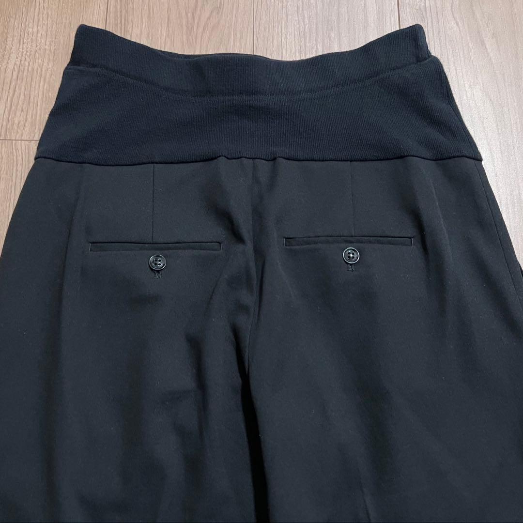 【Reha.】Tuck Wide Pants/36/black