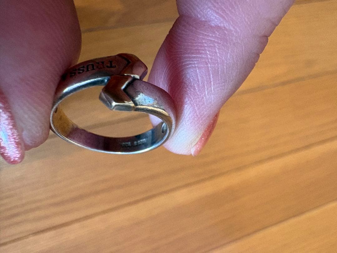 寛*商様 TRUSSARDI トラサルディ　リング　シルバー925S &K18