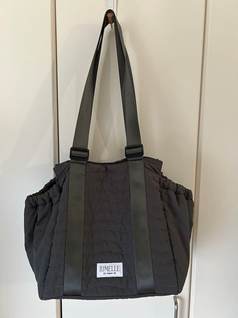 JUMELLE multitotebag マザーズバッグ グレー キルティング