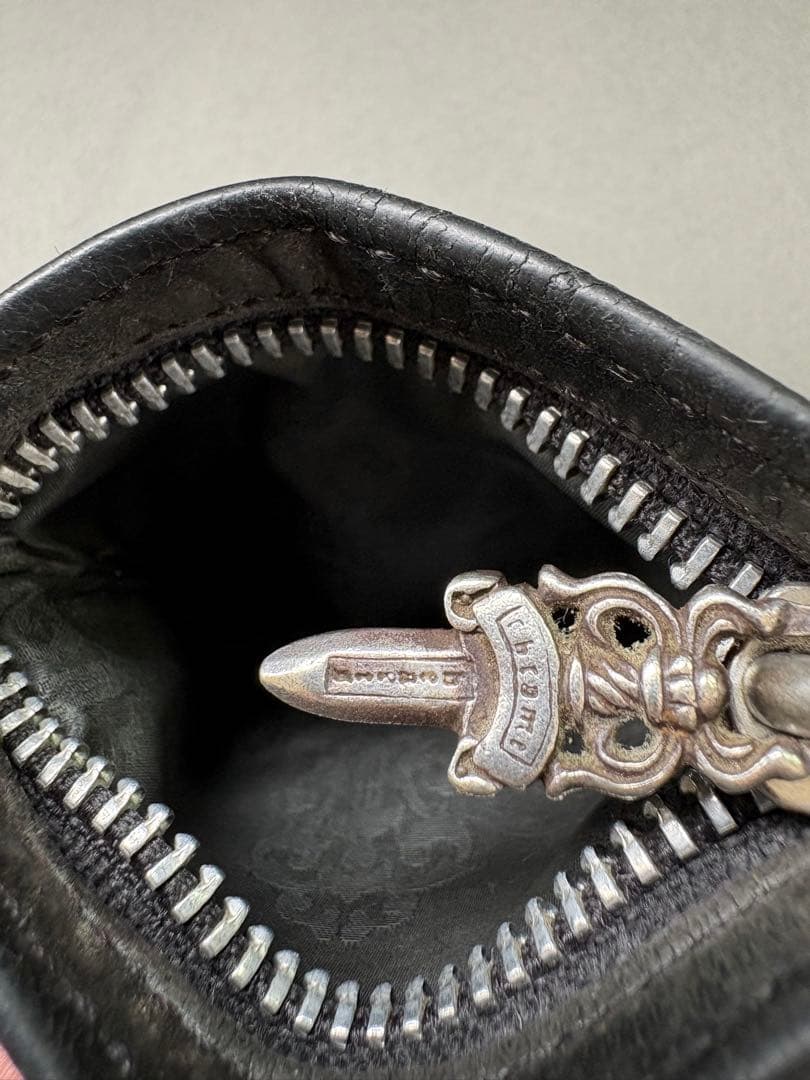 Chrome Hearts ブラックレザーケース<No.530>