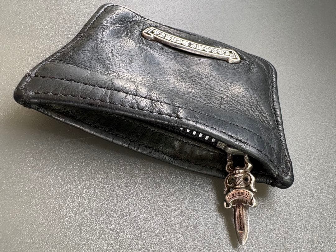Chrome Hearts ブラックレザーケース<No.530>
