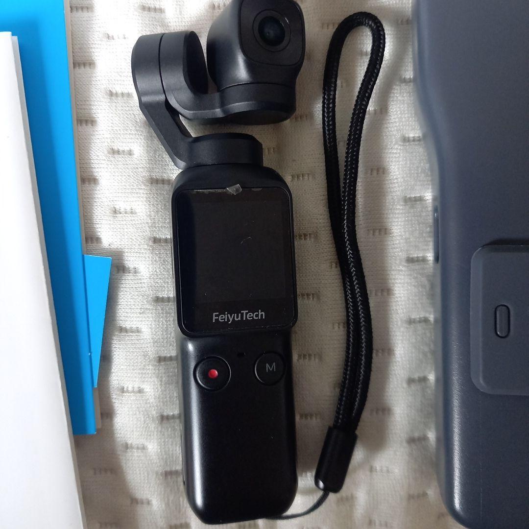 Feiyu Pocket 6軸ジンバル付 超小型 4kカメラ　ポーチおまけ付き
