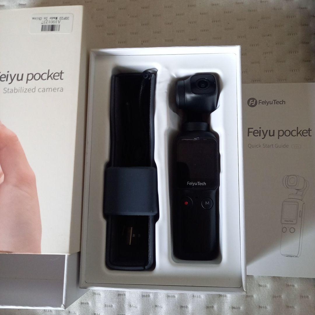Feiyu Pocket 6軸ジンバル付 超小型 4kカメラ　ポーチおまけ付き