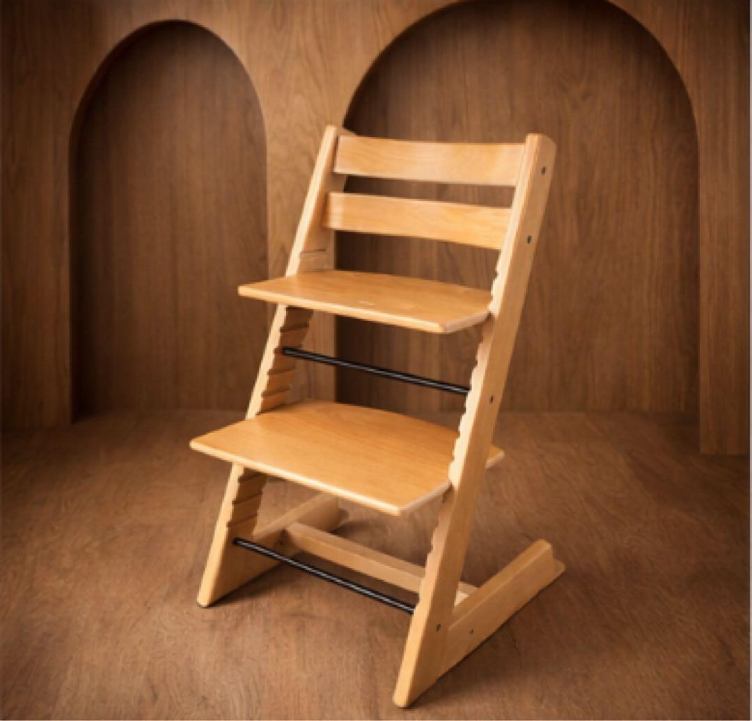 美品　シリアル4　ストッケ トリップトラップナチュラル