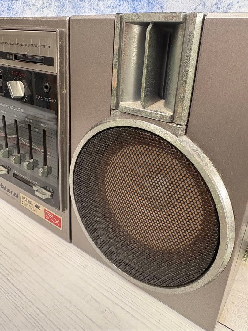 ナショナル RX-C46 ラジオカセットデッキ ラジカセ 昭和レトロ(レ22)