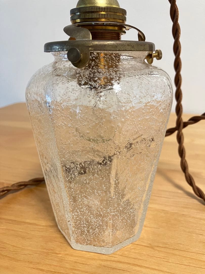 安土草多　ペンダントライト　八角瓶