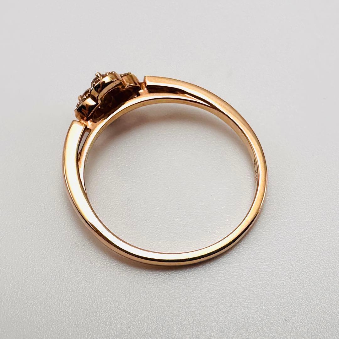 VENDOME AOYAMA K18 PG ダイヤモンドリング　13号　0.13