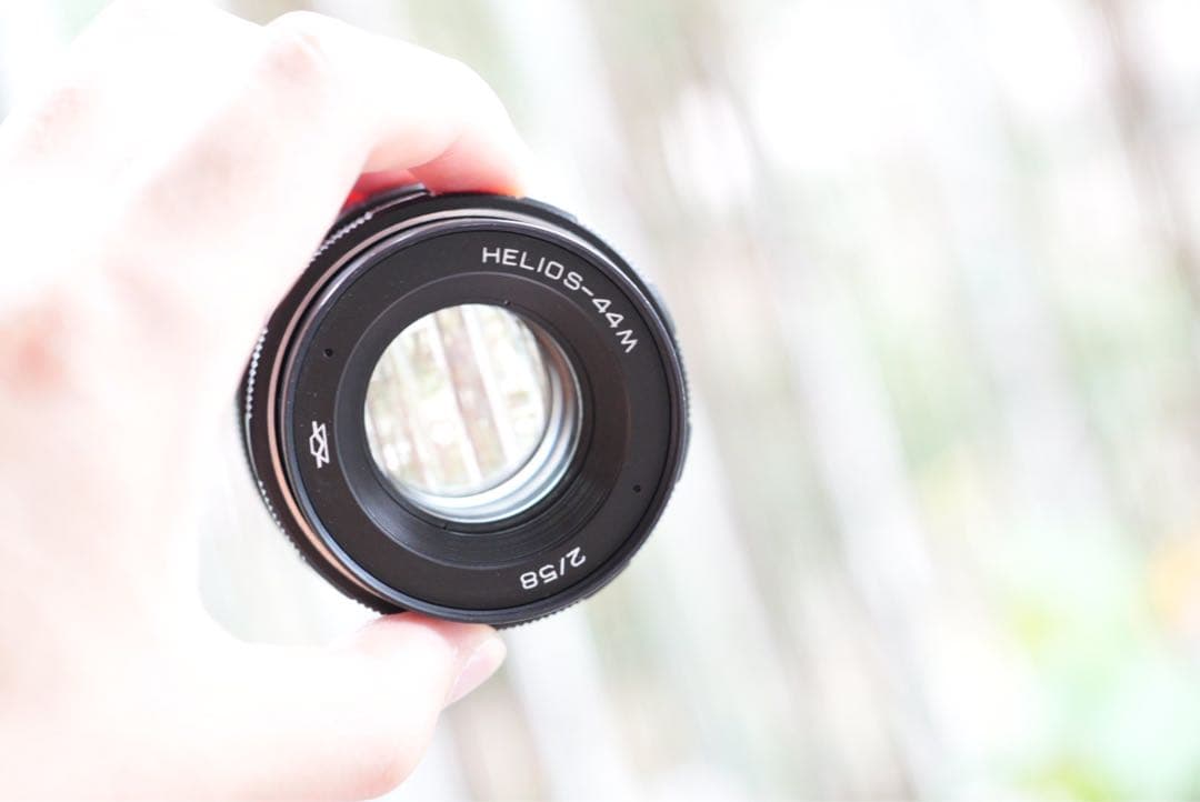 分解清掃済 Helios-44M 58mm f2 ぐるぐるボケ 001