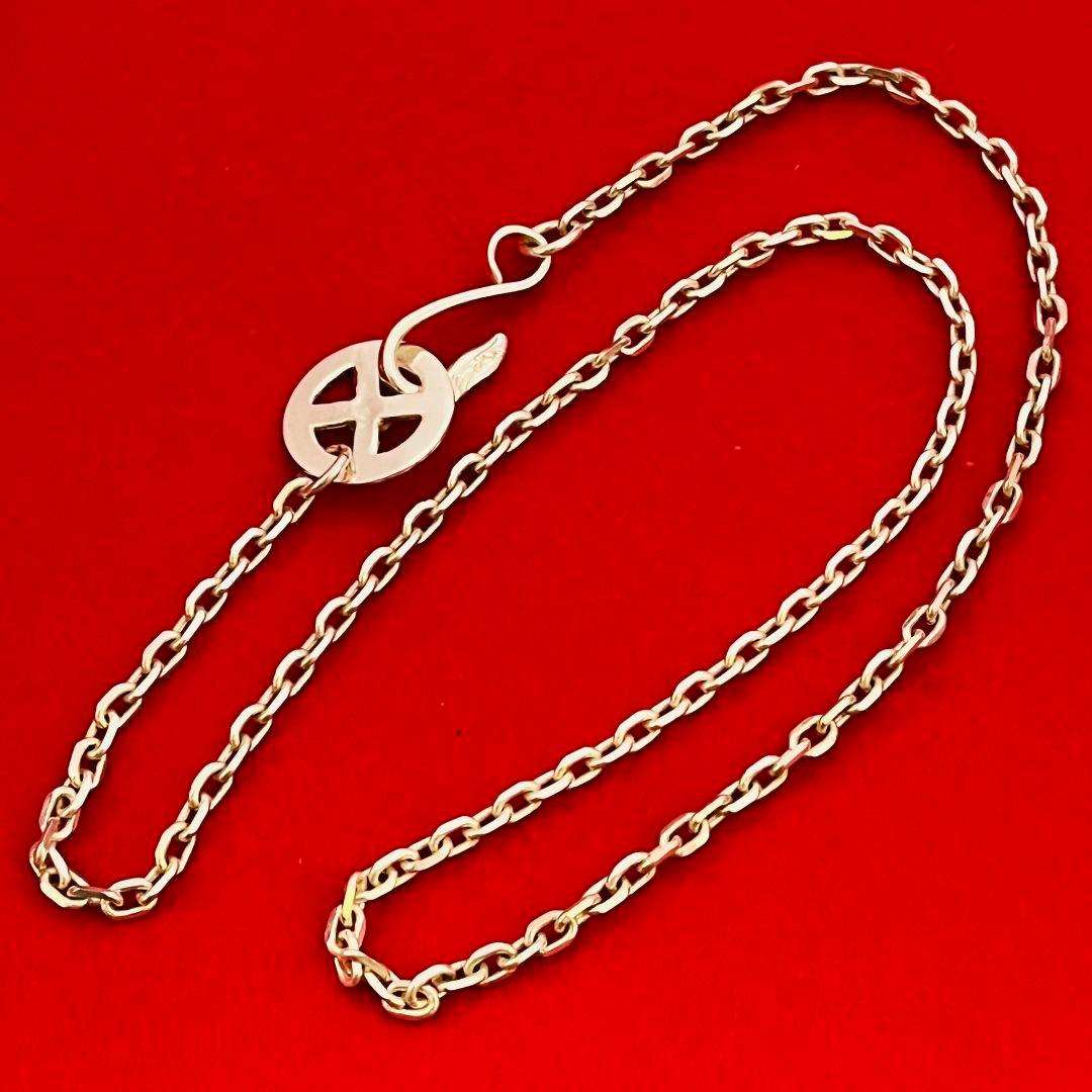 ゴローズ 金メタル付きホイールチェーン イーグルフック 細角 51cm 美品