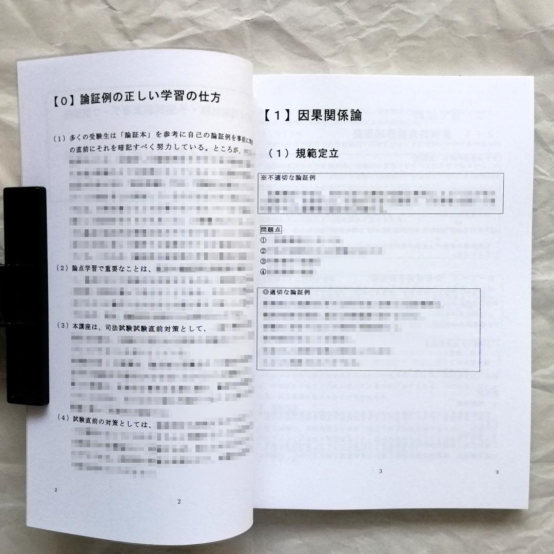 【専用】「刑法重要論点の論証例スピードチェック講座」／司法試験＆予備試験／新品