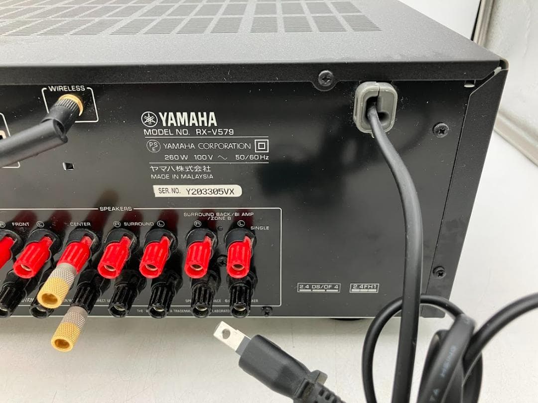 アンプ YAMAHA NAYURAL SOUND AV RECEIVER RX-V579