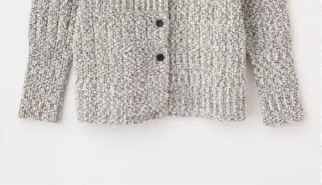 【新品未使用】ルーニィlounie ブークレミドルカーディガン