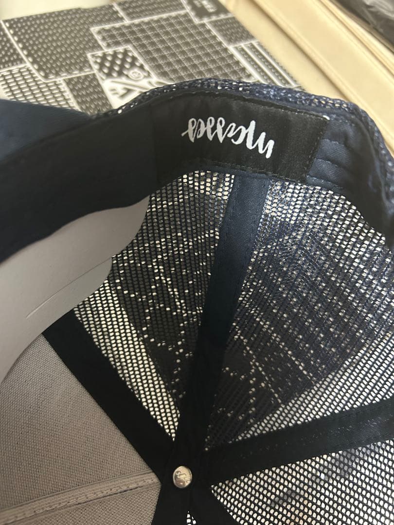 MASSES MESH CAP NAVY キムタク着同型色違い