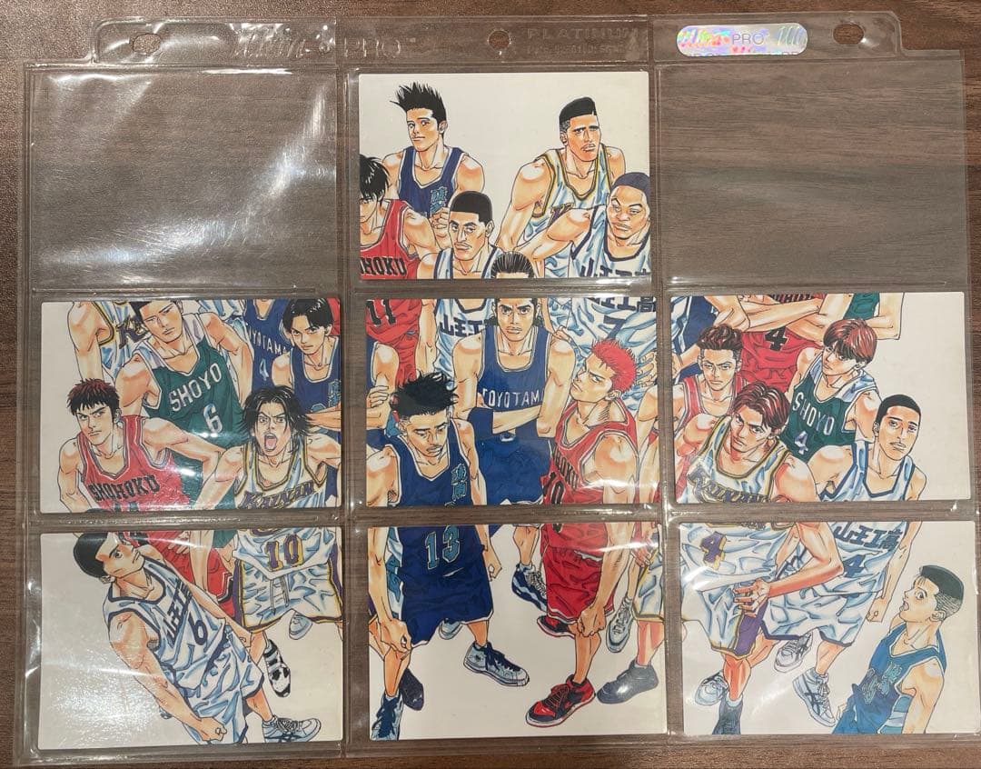 スラムダンク マスターズカード　1 2 4 5 6 8 9