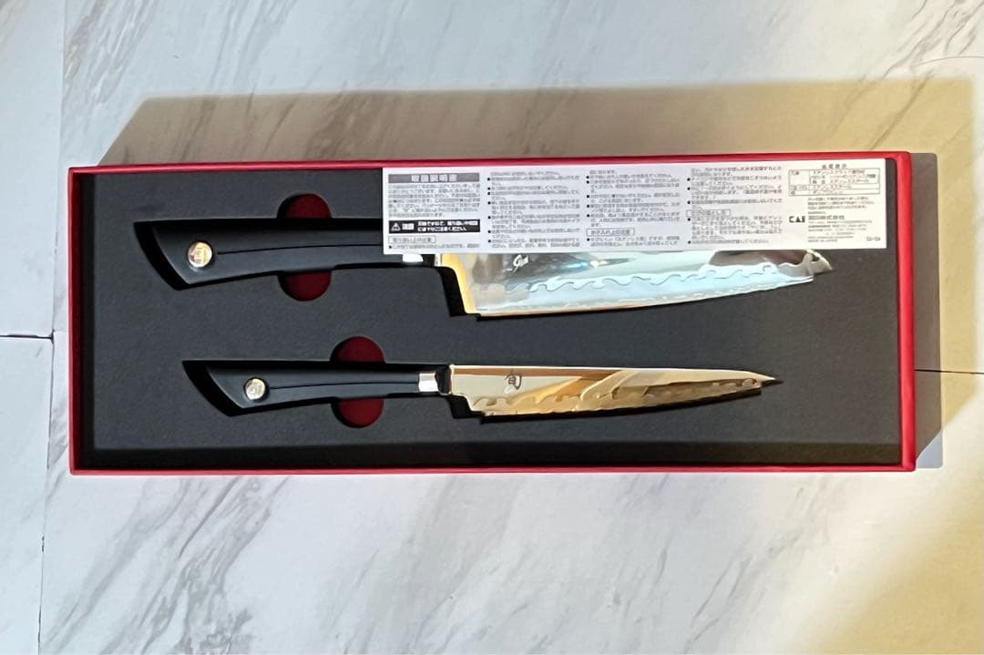 セール 貝印　鋭い切れ味 関の名刀!!.* 旬Sora　.*包丁2点セット