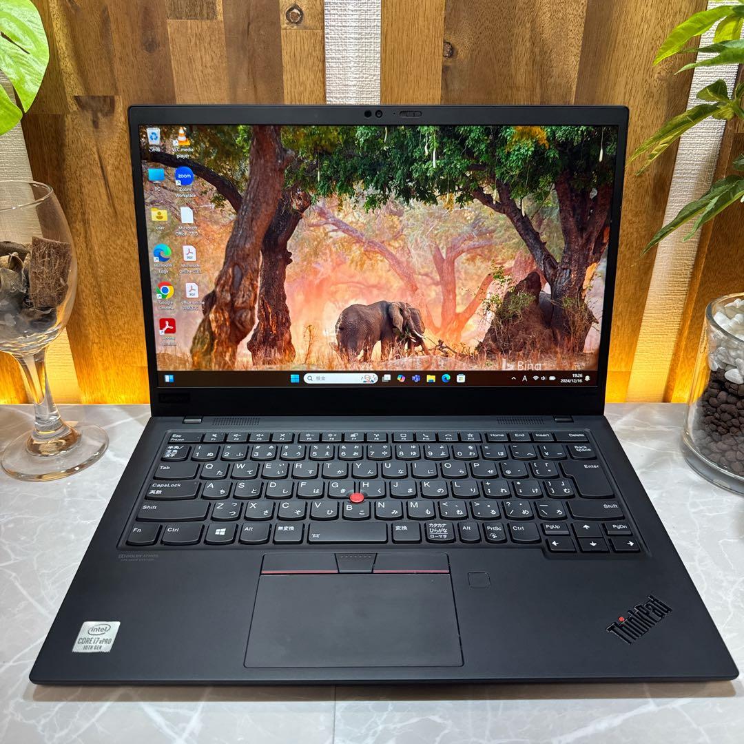人気・高解像度‼️ThinkPad X1 Carbon☘最高峰i7☘ノートパソコン