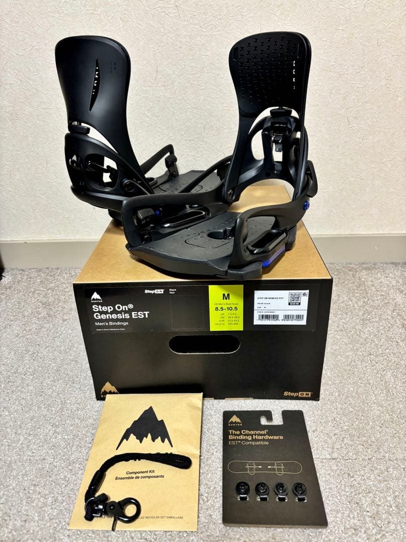 Burton Step On Genesis EST ビンディング M ブラック