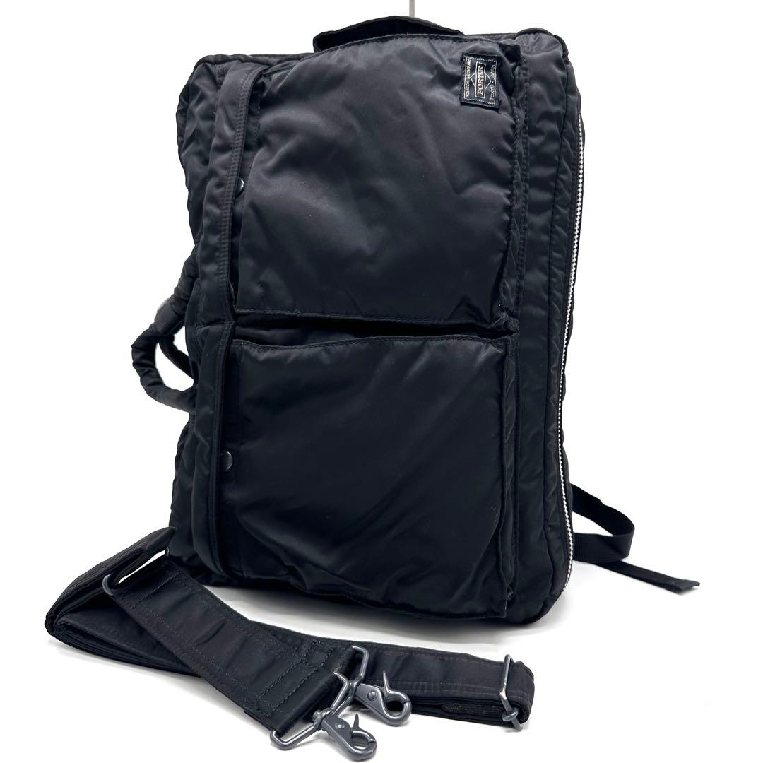 ポーター タンカー リュック ビジネスバッグ 3way A4可 ナイロン 黒