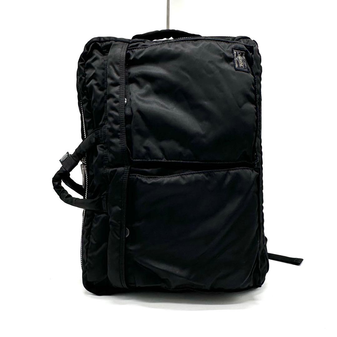 ポーター タンカー リュック ビジネスバッグ 3way A4可 ナイロン 黒