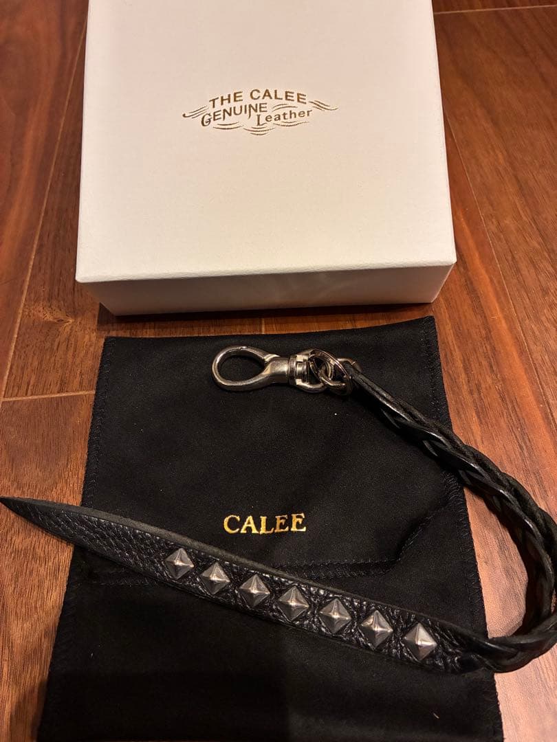 CALEE スタッズレザーキーホルダー　30cm