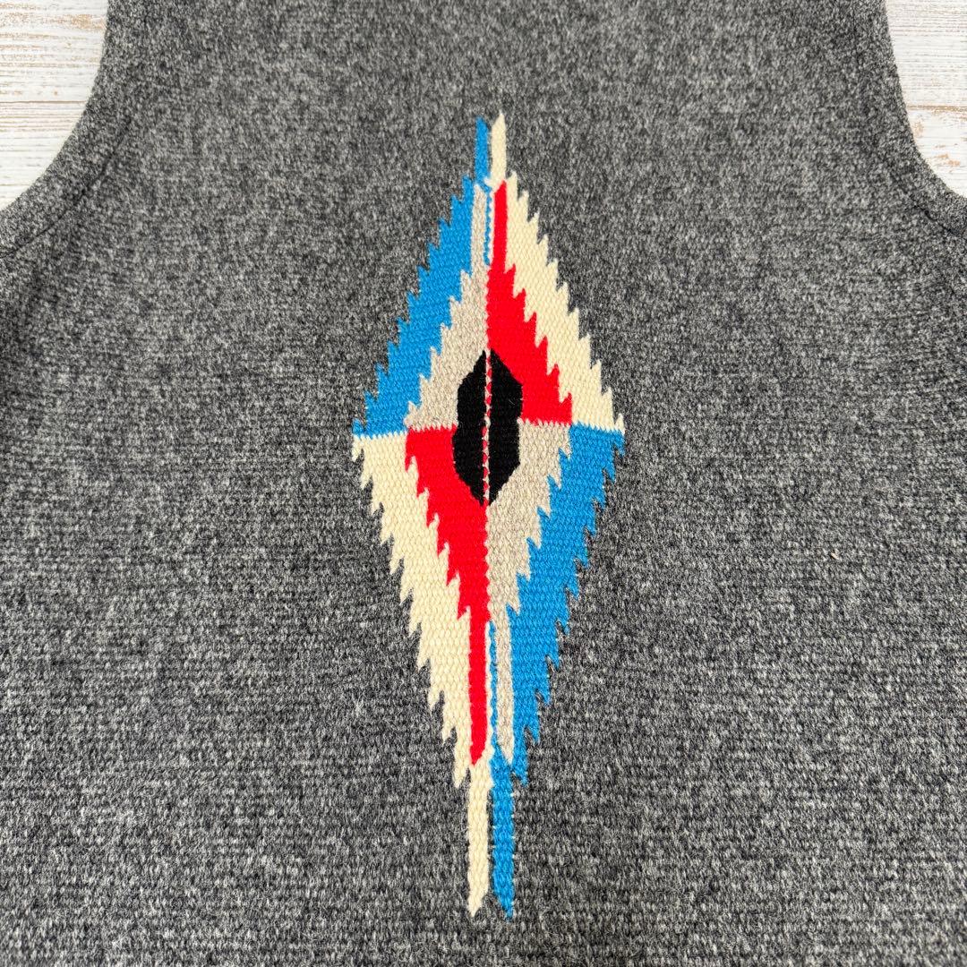 【美品】オルテガ チマヨ ベスト ポケット付き グレー 38サイズ 定番デザイン