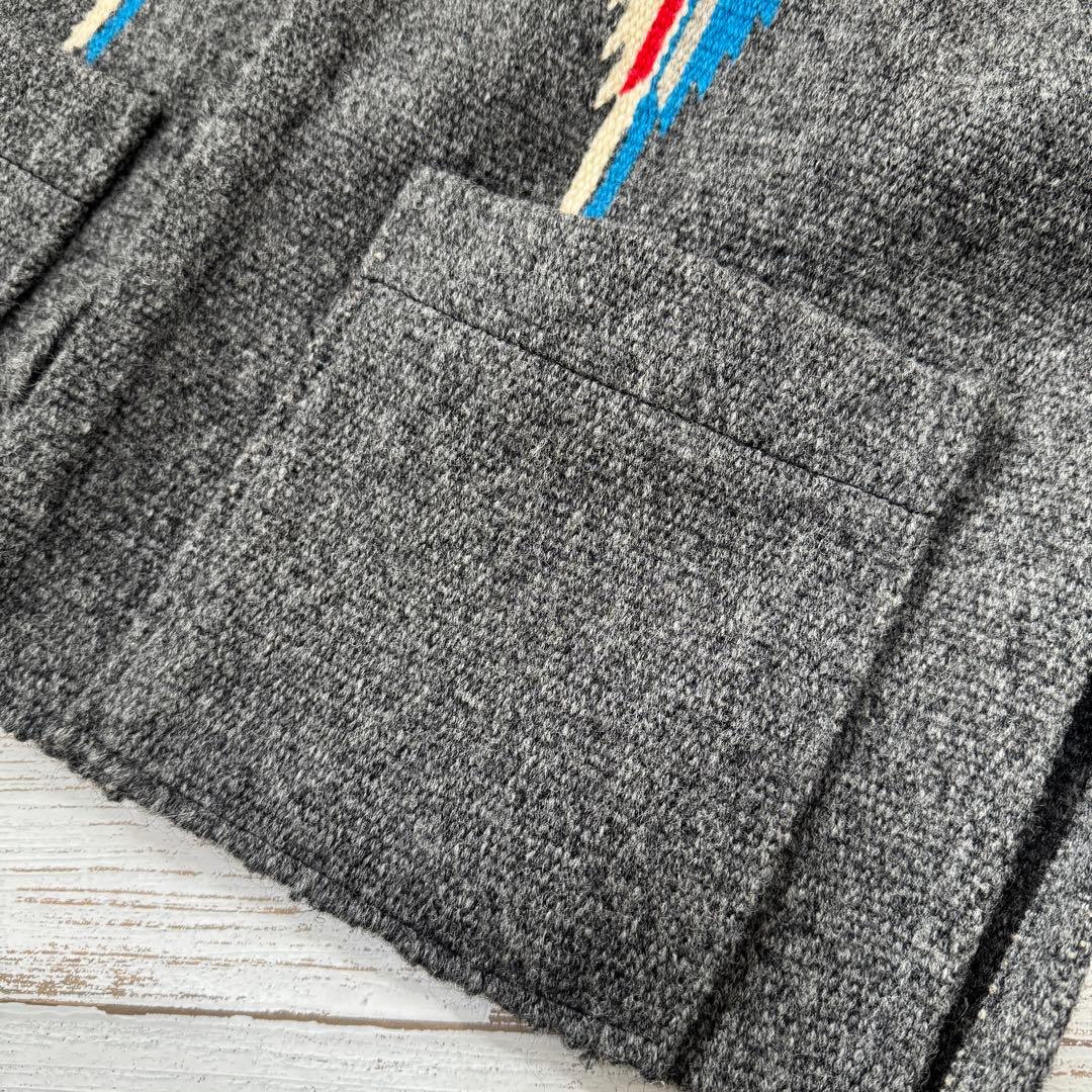 【美品】オルテガ チマヨ ベスト ポケット付き グレー 38サイズ 定番デザイン
