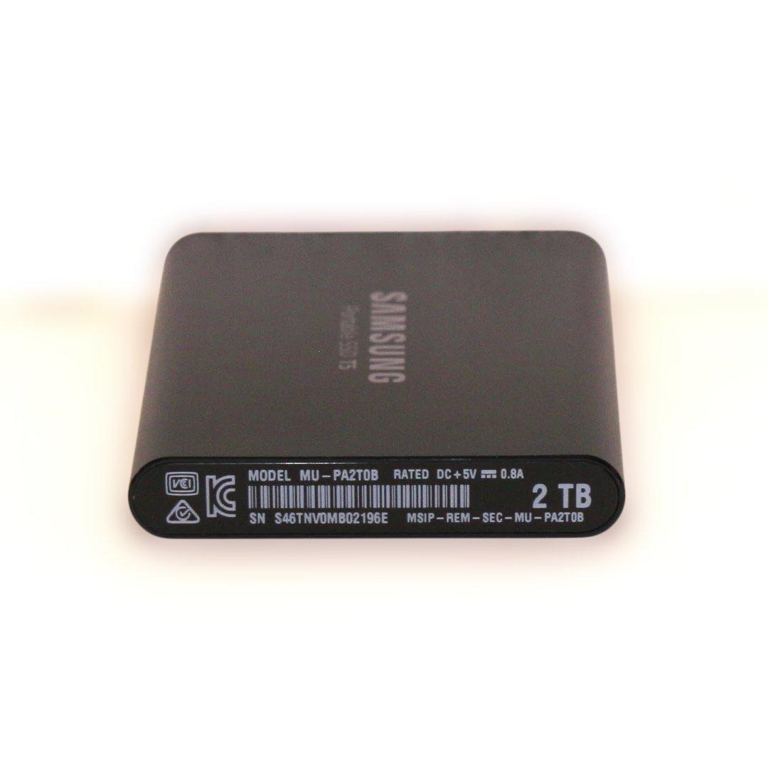 Samsung 外付けSSD T5 2TB USB3.1 Gen2対応