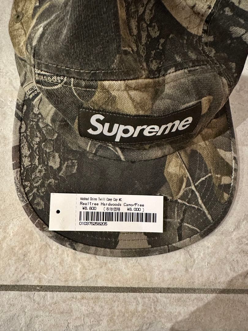 帽子 Supreme Washed Chino Twill