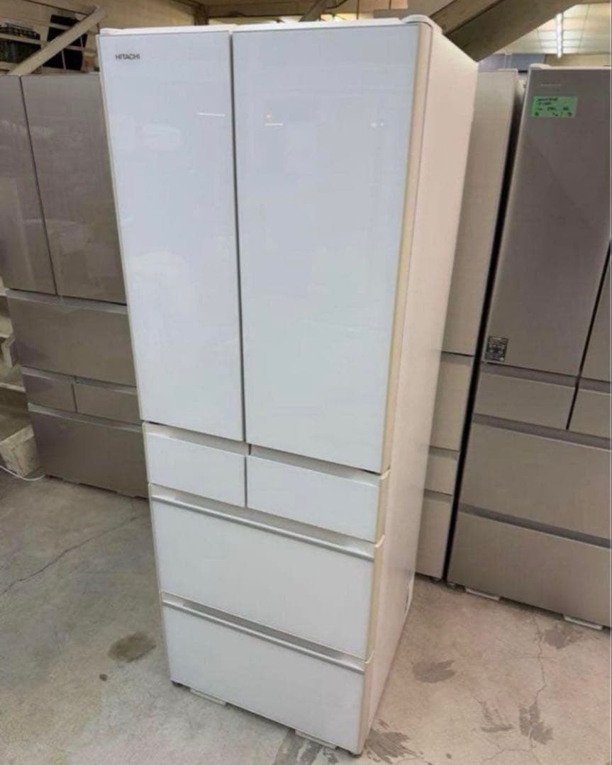 2019年式 520L 日立 冷蔵庫 R-HW52K(XW)