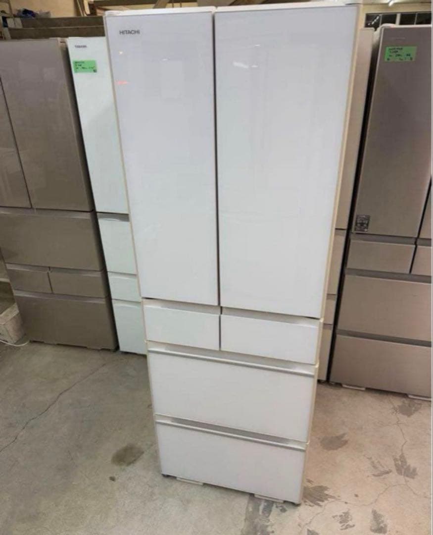 2019年式 520L 日立 冷蔵庫 R-HW52K(XW)