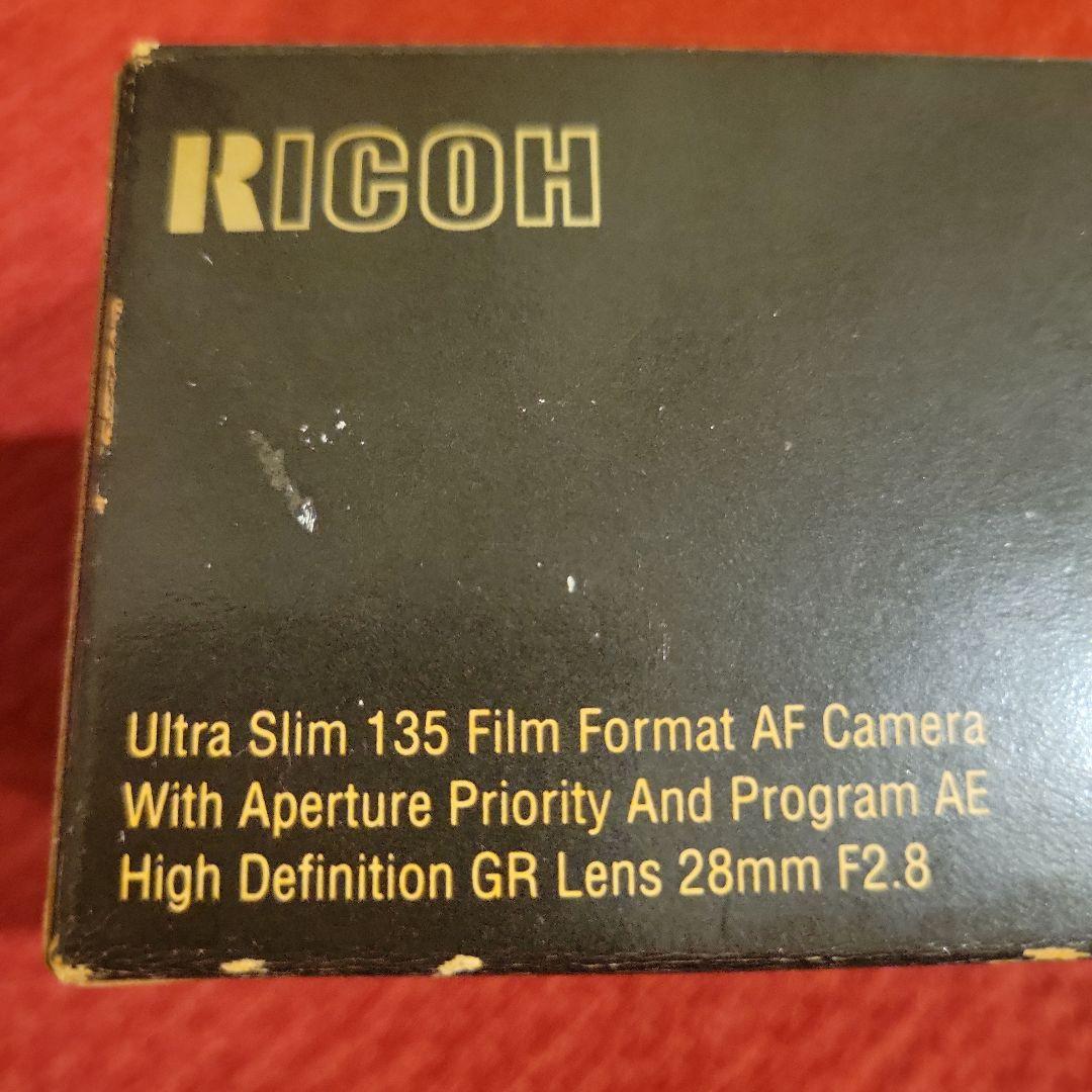 RICHO GR1 黒色 コンパクトフィルムカメラ未使用品当時物