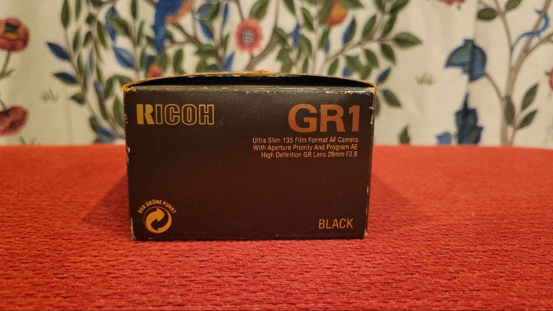 RICHO GR1 黒色 コンパクトフィルムカメラ未使用品当時物