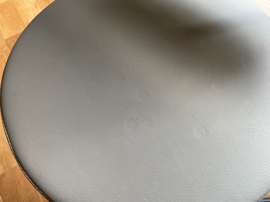 カウンターチェア　高さ調整可能　ウッド　スチール(2脚セット)