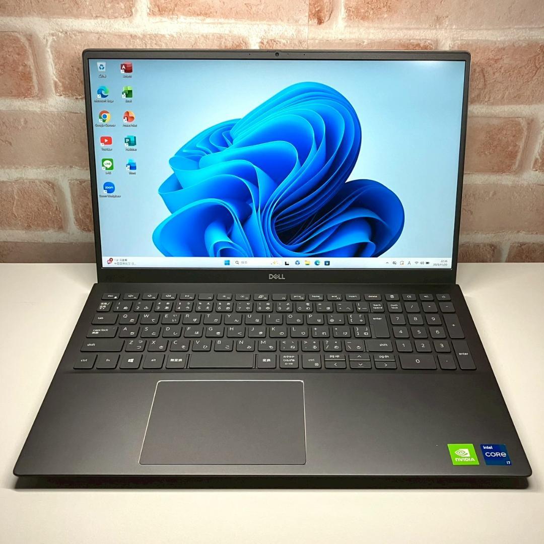 ★美品★ 第11世代i7 SSD512GB テンキー付き DELL 411