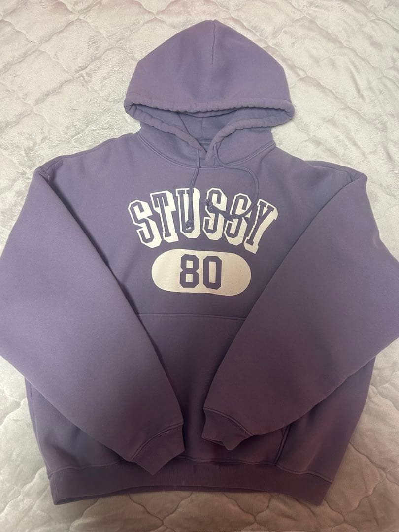 STUSSY パープルパーカー