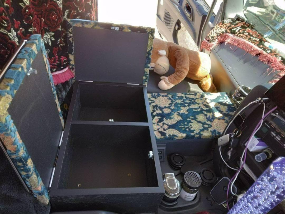 ギガ ファイブスター専用 コンソールテーブルA type 冷蔵取付可　パイプ有り