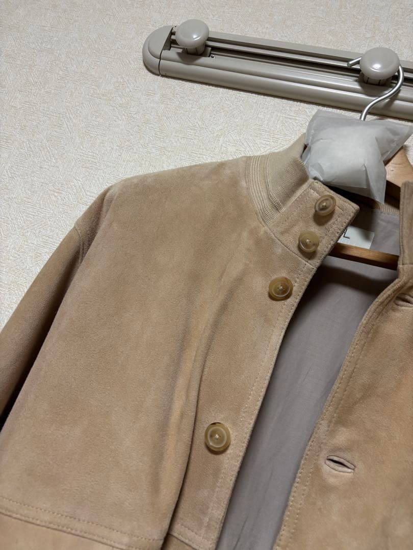 herill lamb suede blouson ベージュ　0