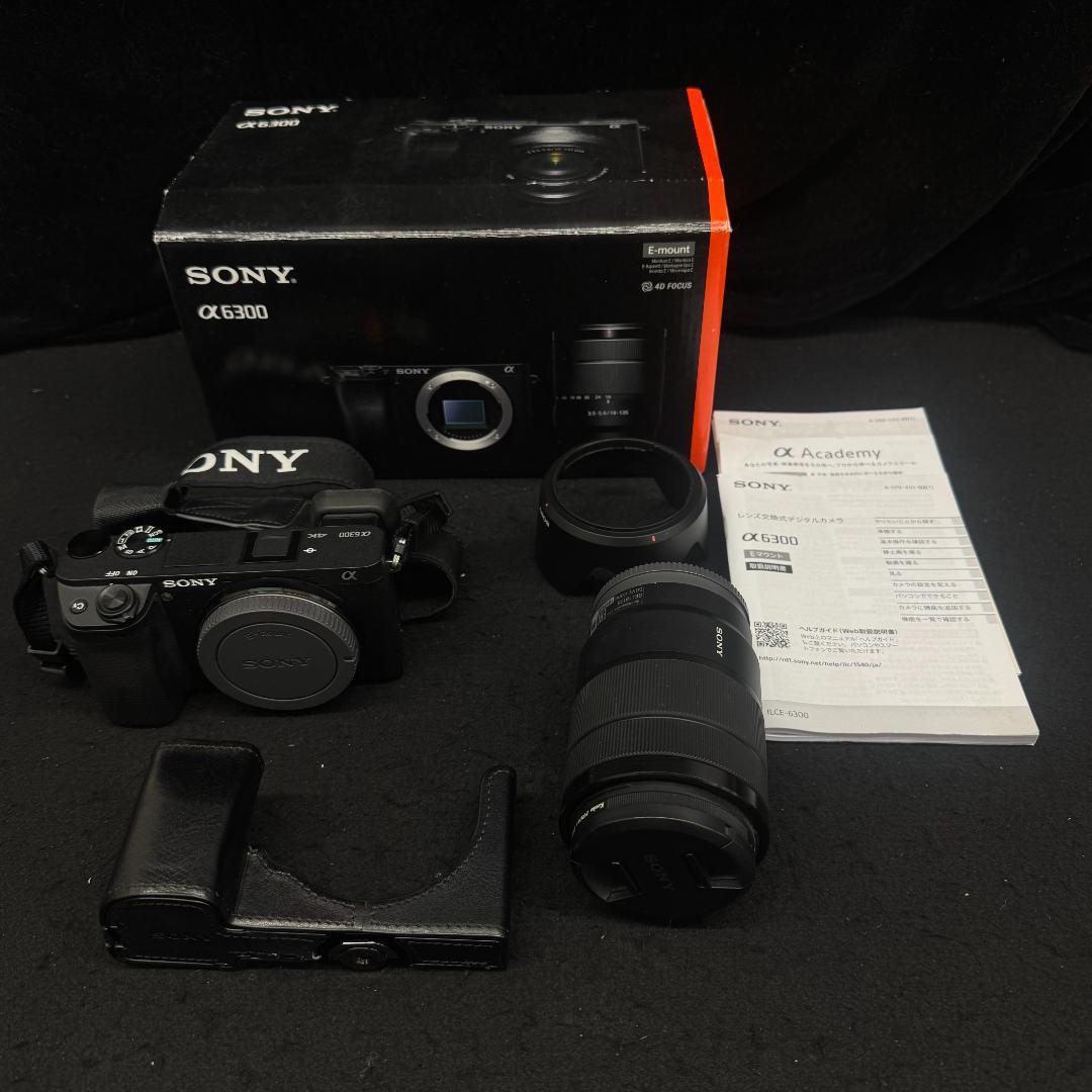 カメラSONY α6300 とSEL18135　レンズ