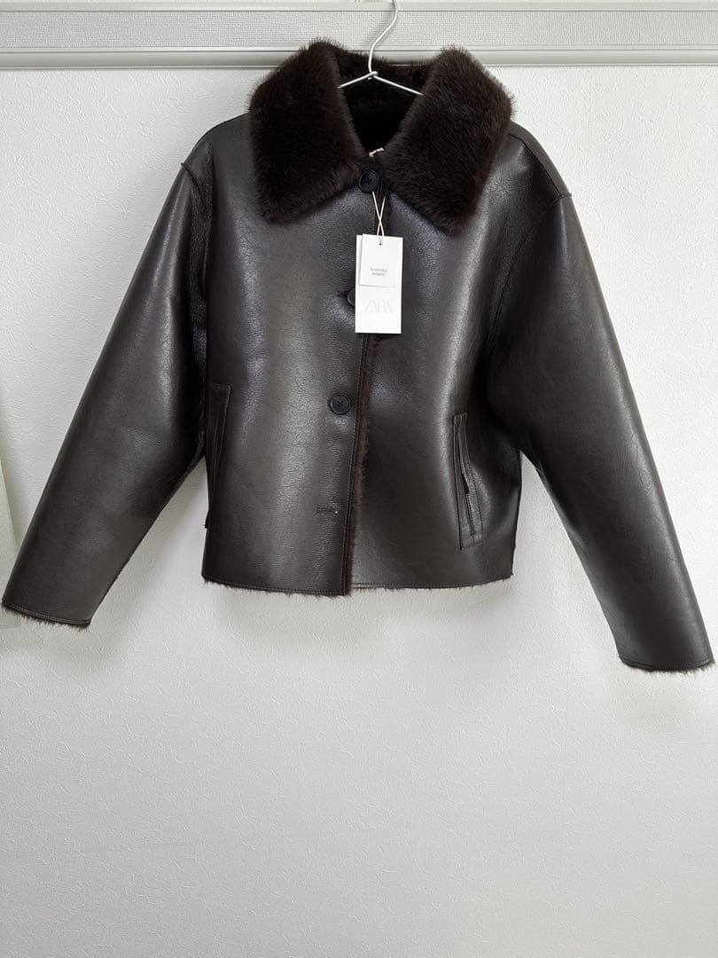 【2025】ZARAリバーシブルダブルフェイクレザージャケット