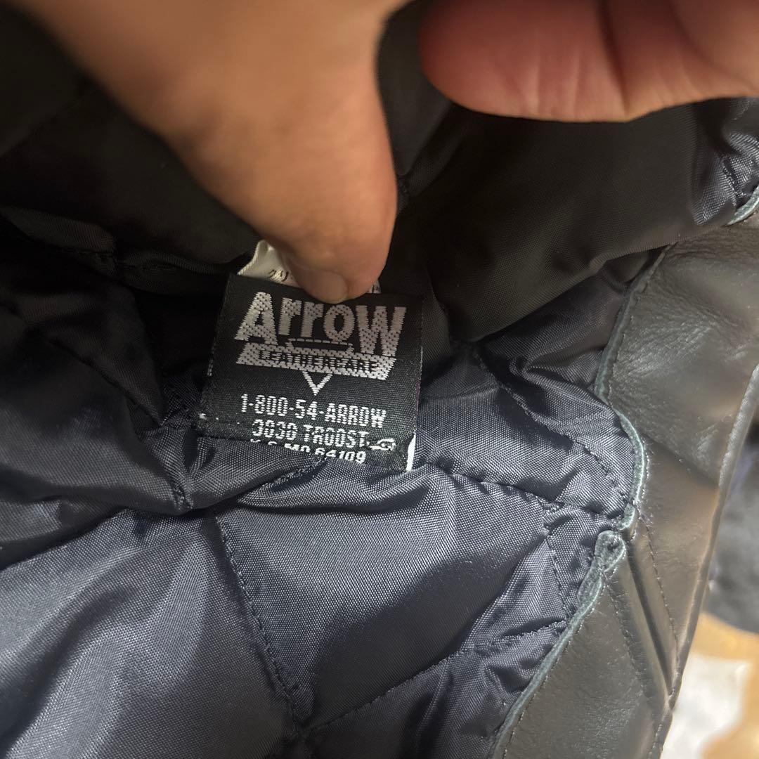 Schott ダブルライダースジャケット 36 ブラック