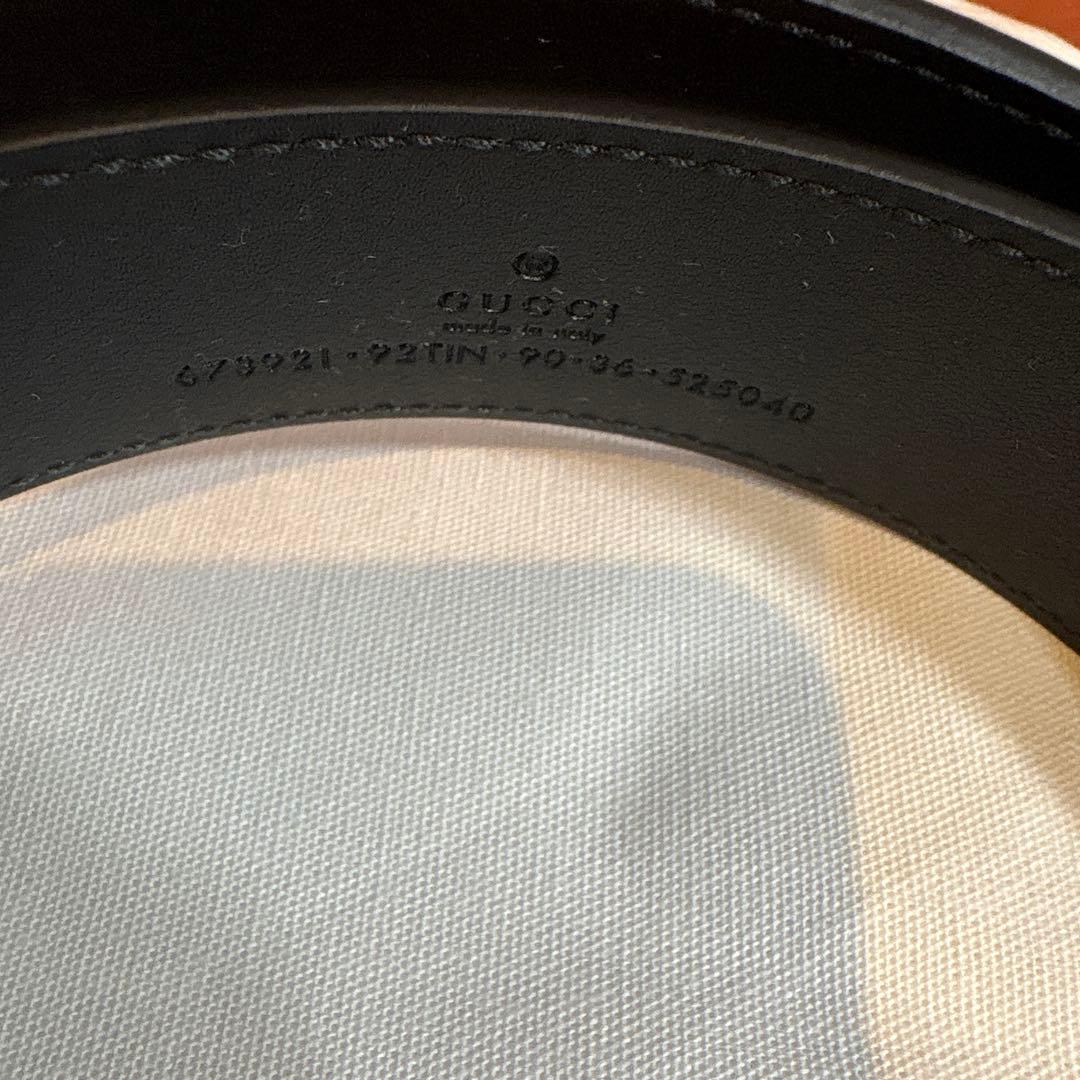 え*ん様 インターロッキングG ディテール付き ベルト GUCCI