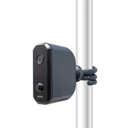 ムサシ 乾電池式どこでもセンサーカメラ 防犯カメラ 監視カメラ 配線不要 防犯b