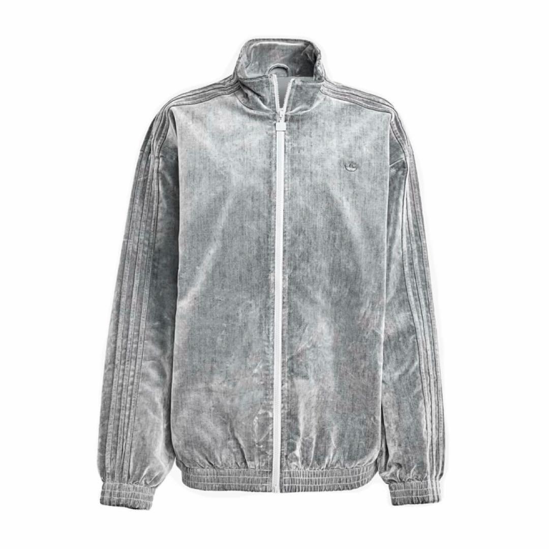 最終値 adidas 起毛ツイル Firebird TRACK TOP（XL）