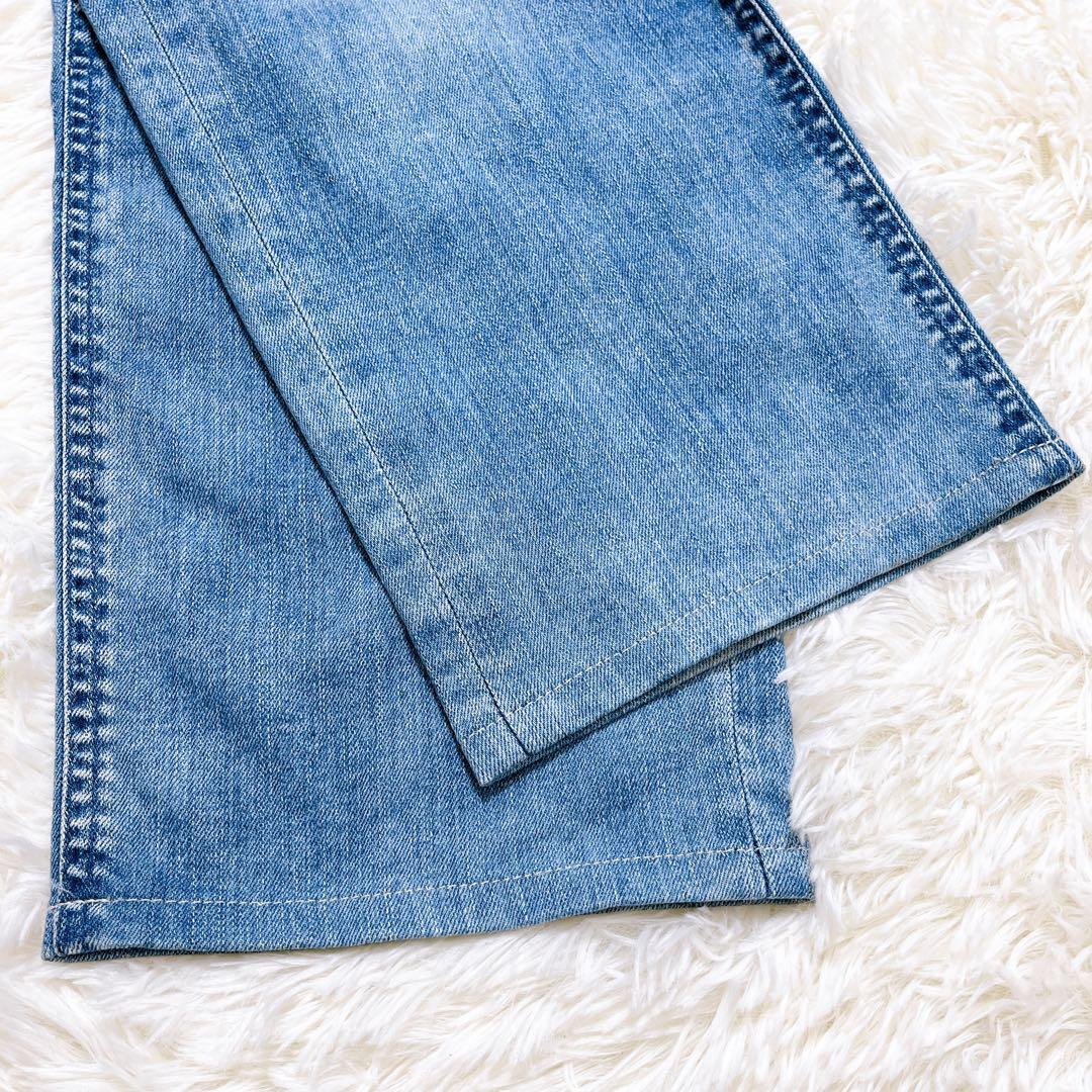 美品✨ ヤヌーク Lea ボーイズストレートデニム 22