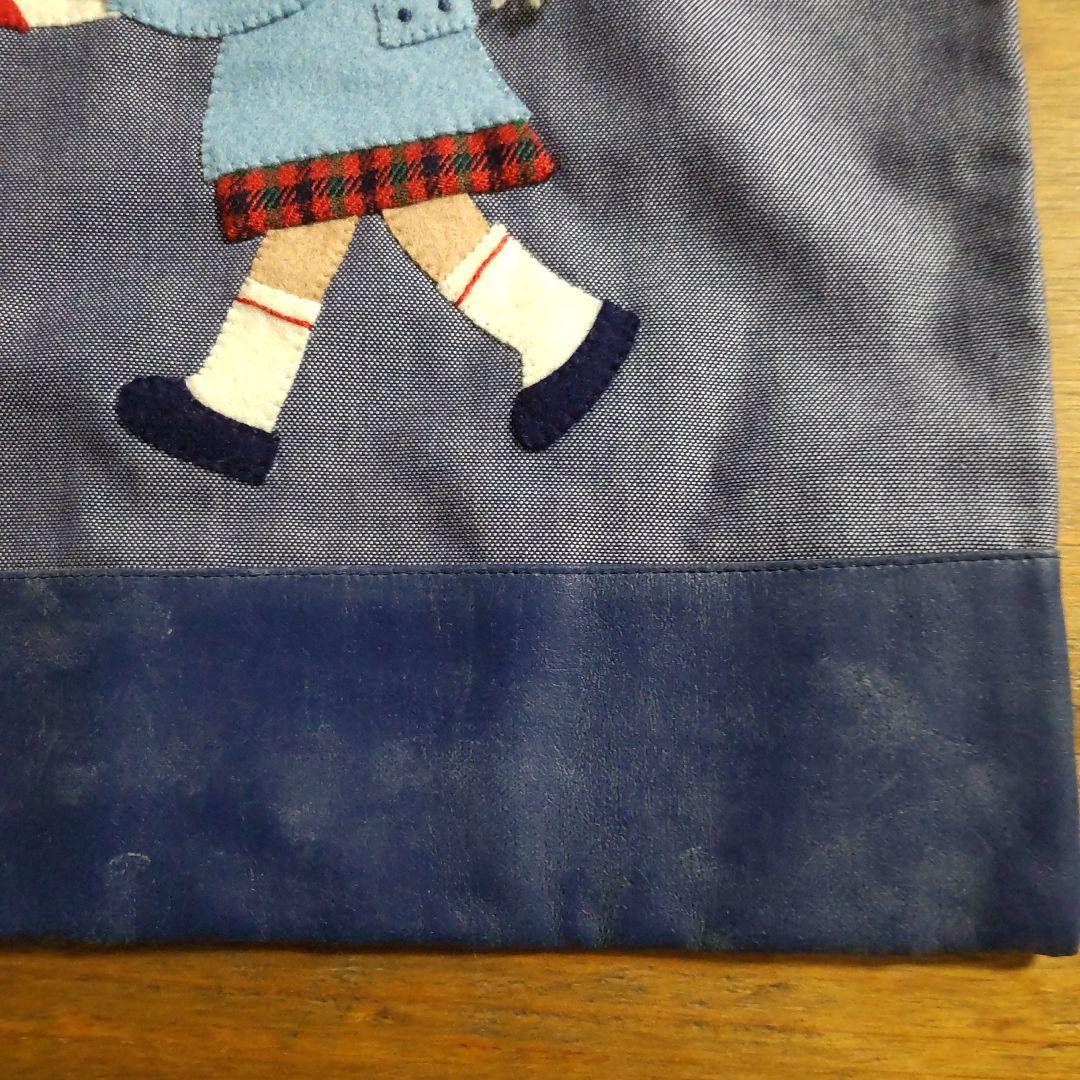 ファミリア デニムバッグ レッスンバッグ レア 当時品当時物 レトロ 未使用