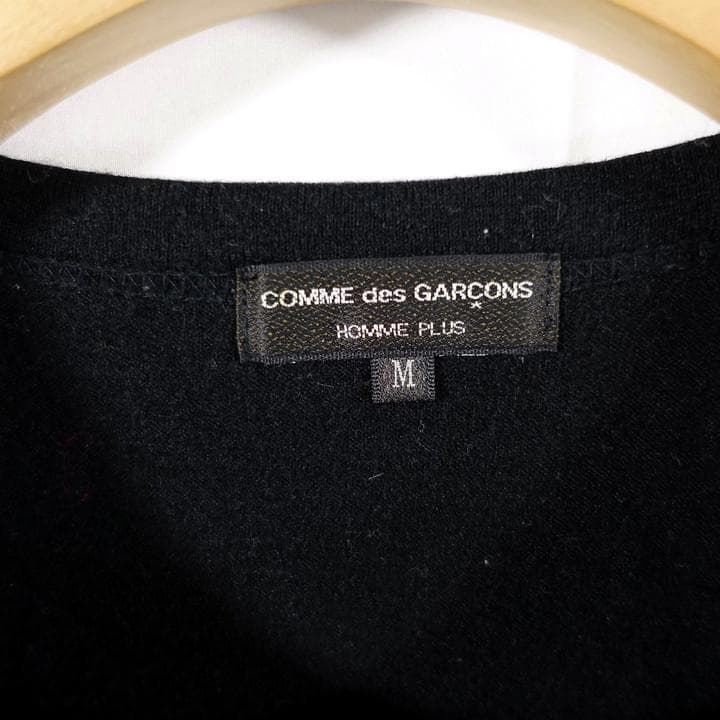 ★良品★コムデギャルソンオムプリュス　ビーズ　ジレ柄ニット