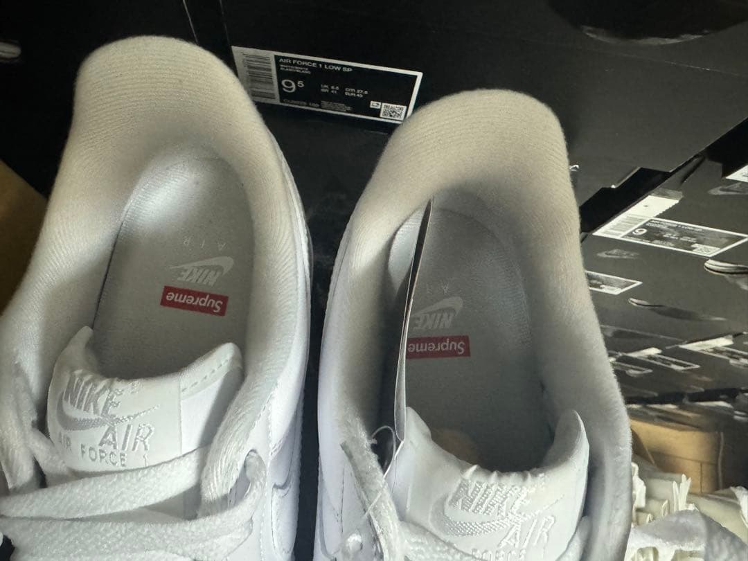 Nike Air Force 1 Supreme ホワイト-26