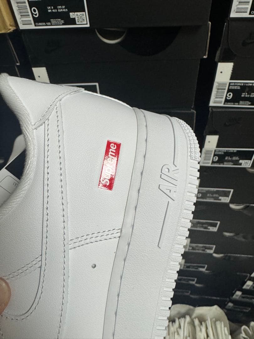 Nike Air Force 1 Supreme ホワイト-26