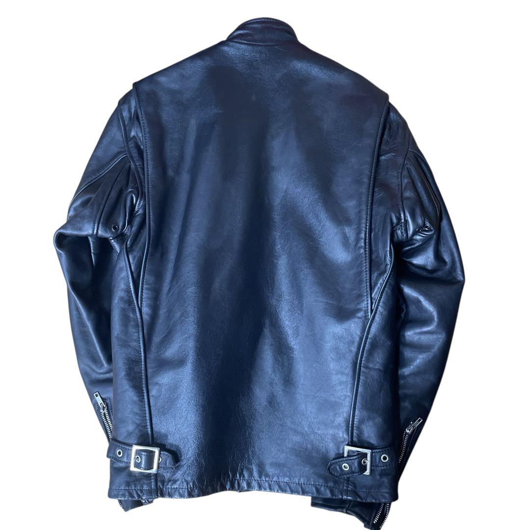 【美品】Schott シングルライダース 極厚革 ライナー付 人気モデル 641